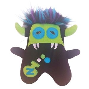 Beasty Buddies Black Monster Plush with Eyes 2013